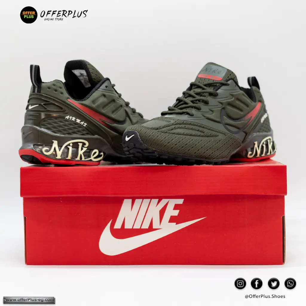 ⁦Nike Air Max Shox Running 2024 -Oil⁩ - الصورة ⁦3⁩