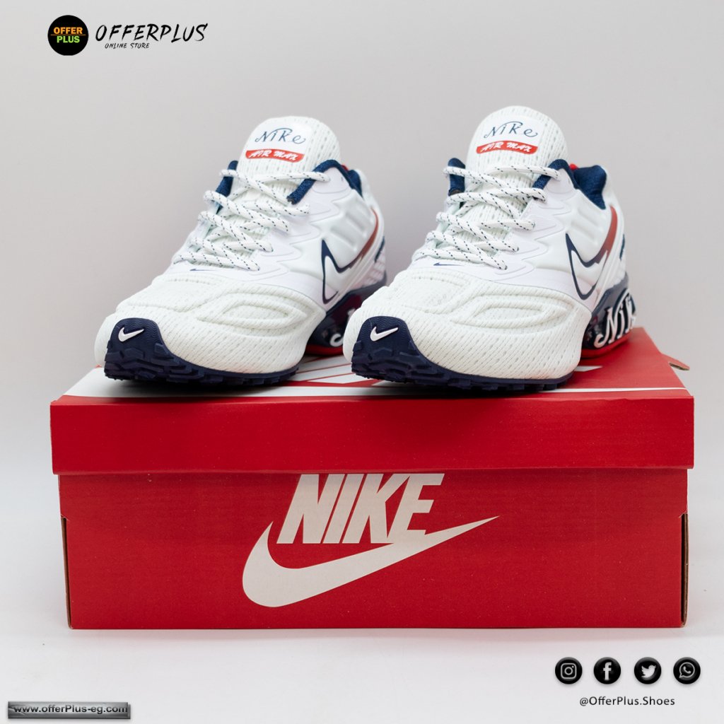 ⁦Nike Air Max Shox Running 2024 -White⁩ - الصورة ⁦3⁩