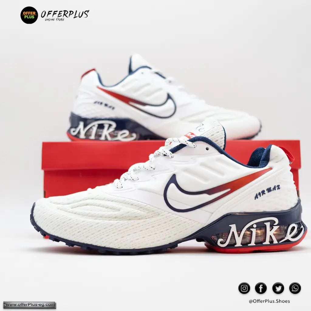 ⁦Nike Air Max Shox Running 2024 -White⁩ - الصورة ⁦6⁩