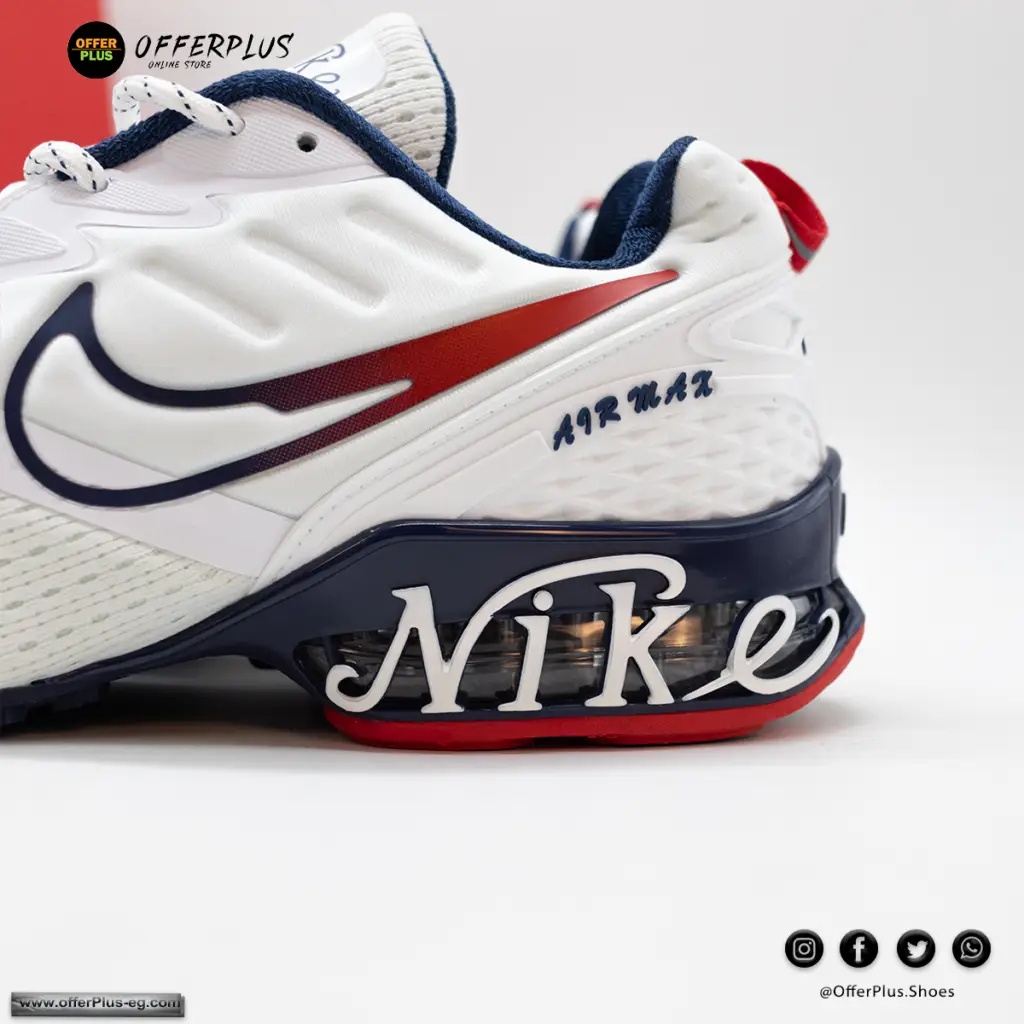 ⁦Nike Air Max Shox Running 2024 -White⁩ - الصورة ⁦4⁩