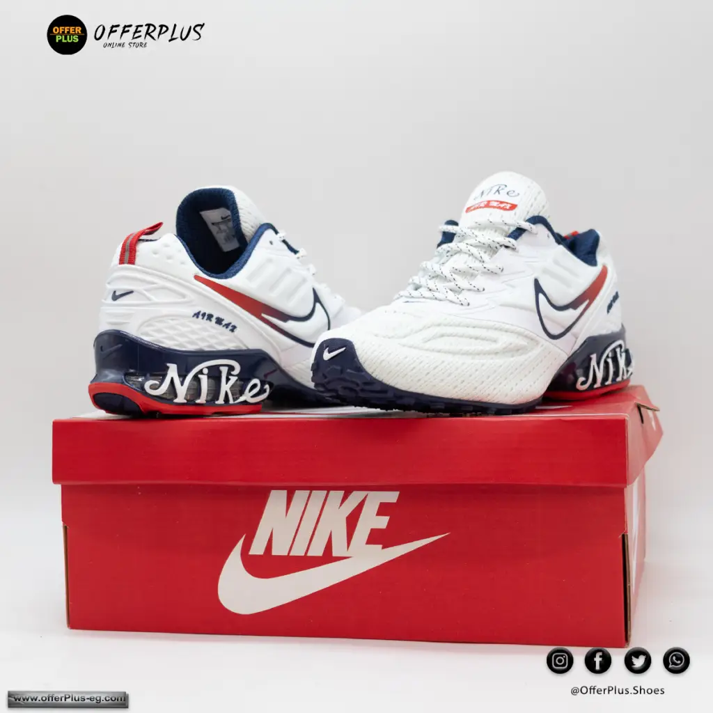 ⁦Nike Air Max Shox Running 2024 -White⁩ - الصورة ⁦2⁩