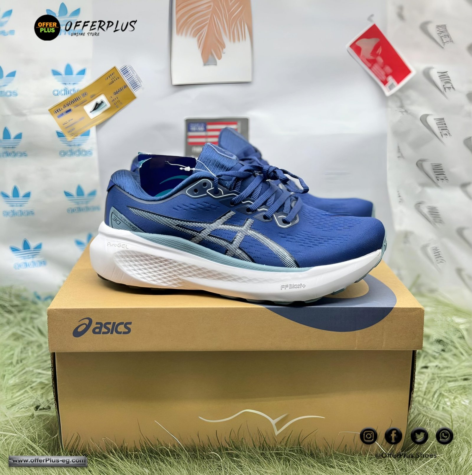 ASICS Gel-Kayano 30 -2024-Nevy - الصورة 8