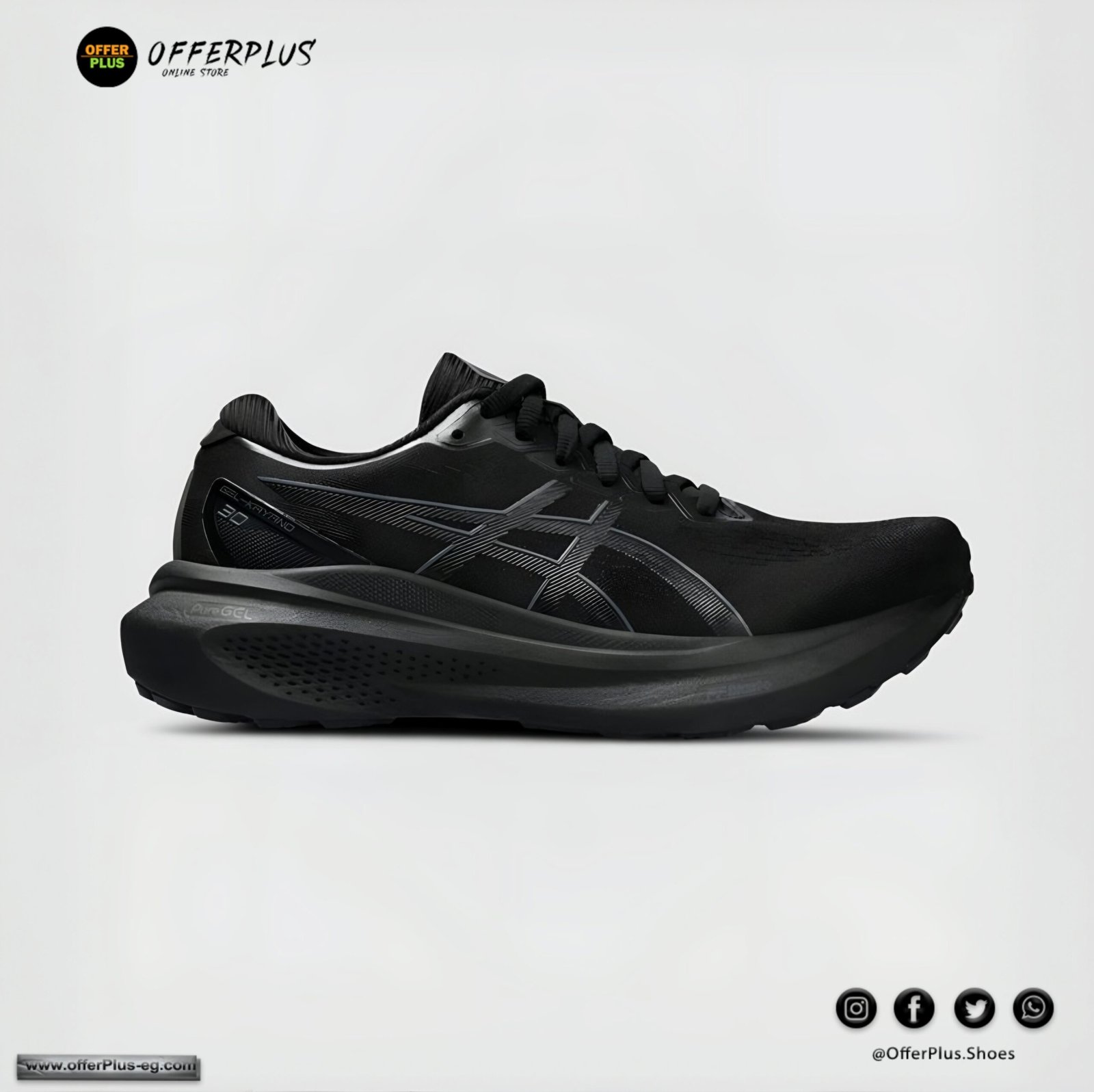 ASICS Gel-Kayano 30 -2024-Black - الصورة 3