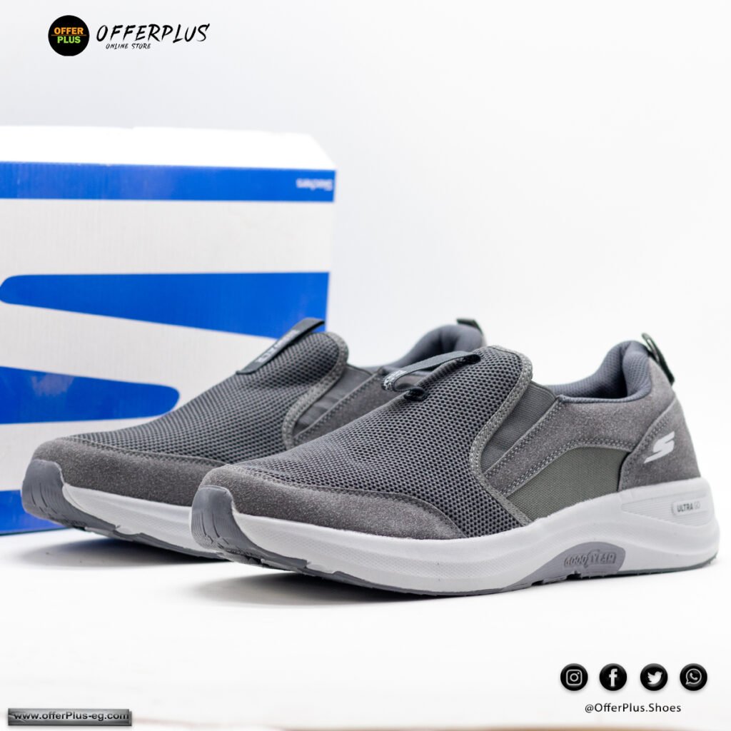 ⁦Skechers Ultra GO Running 2024 Plus Size-Grey2⁩ - الصورة ⁦3⁩