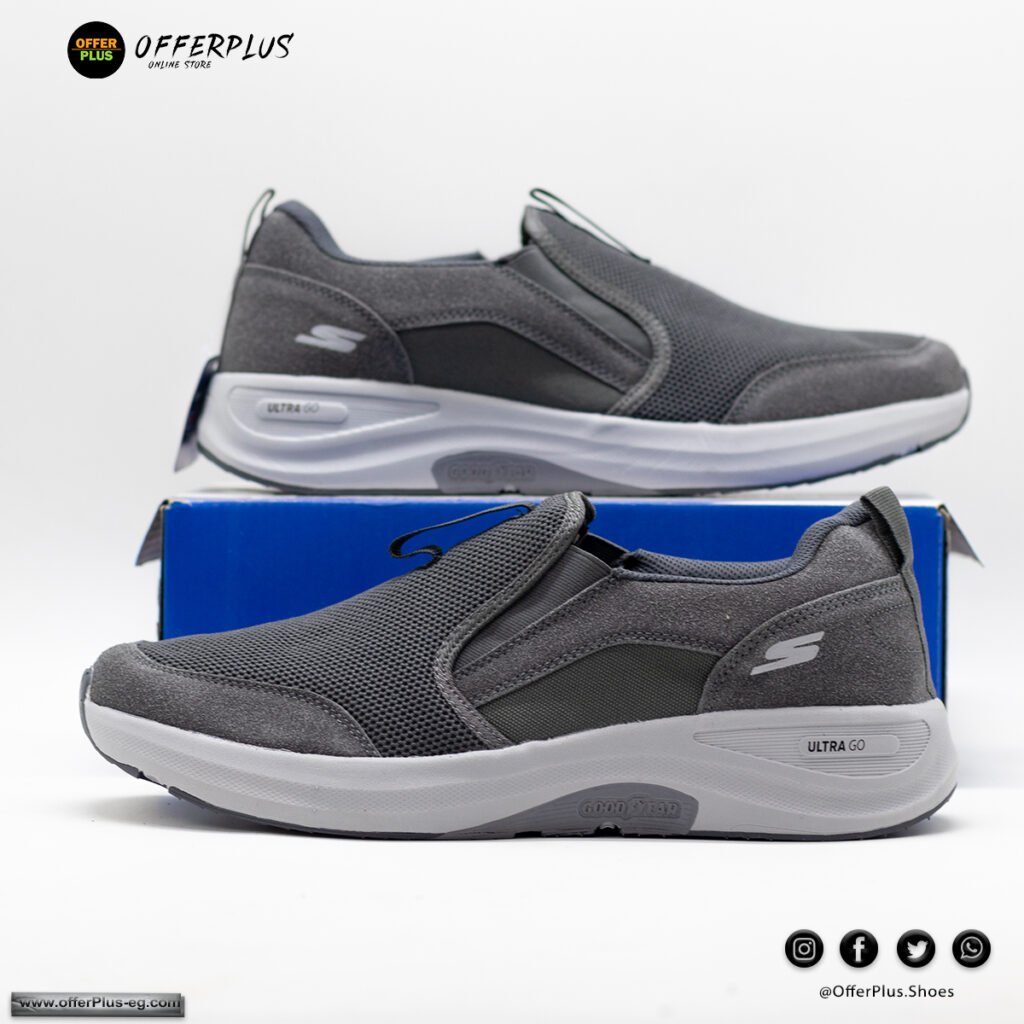 ⁦Skechers Ultra GO Running 2024 Plus Size-Grey2⁩ - الصورة ⁦4⁩
