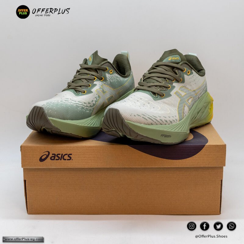⁦ASICS NOVABLAST 4  sports 2024 - Oil⁩ - الصورة ⁦3⁩