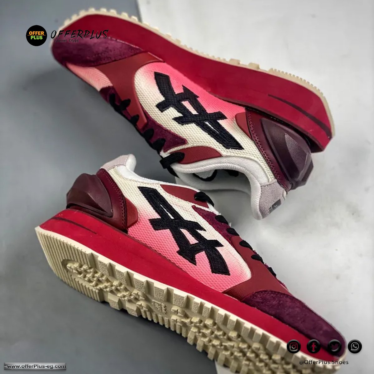 Asics Onitsuka Tiger Moage sports 2025 -Red - الصورة 4