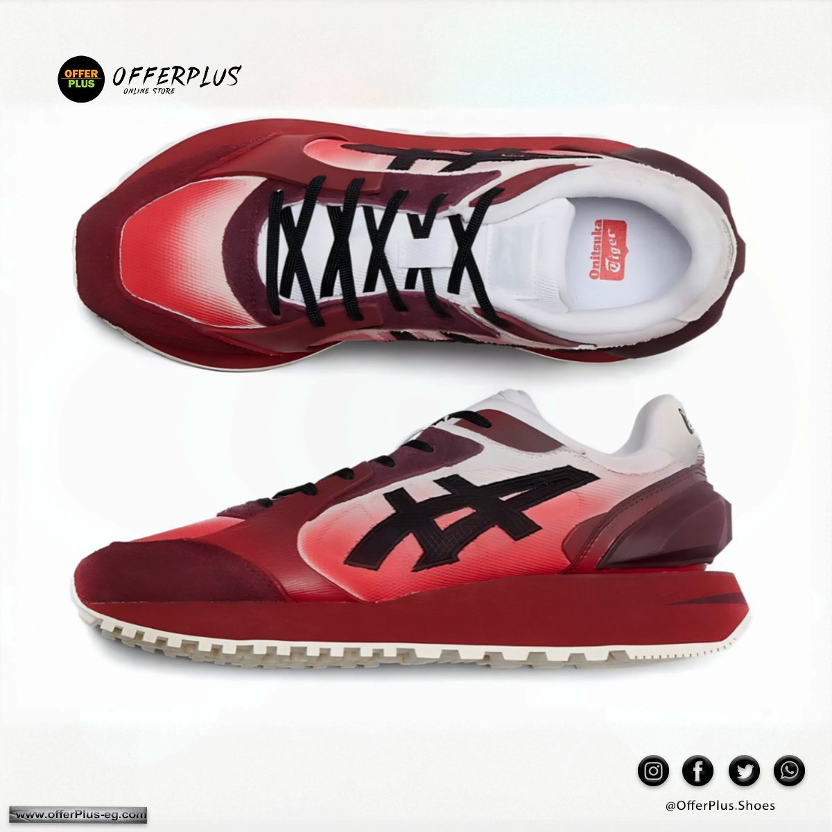 Asics Onitsuka Tiger Moage sports 2025 -Red - الصورة 7