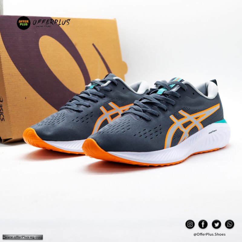 ⁦Asics Gel-Excite 10 -2025-Grey&Orange⁩ - الصورة ⁦6⁩