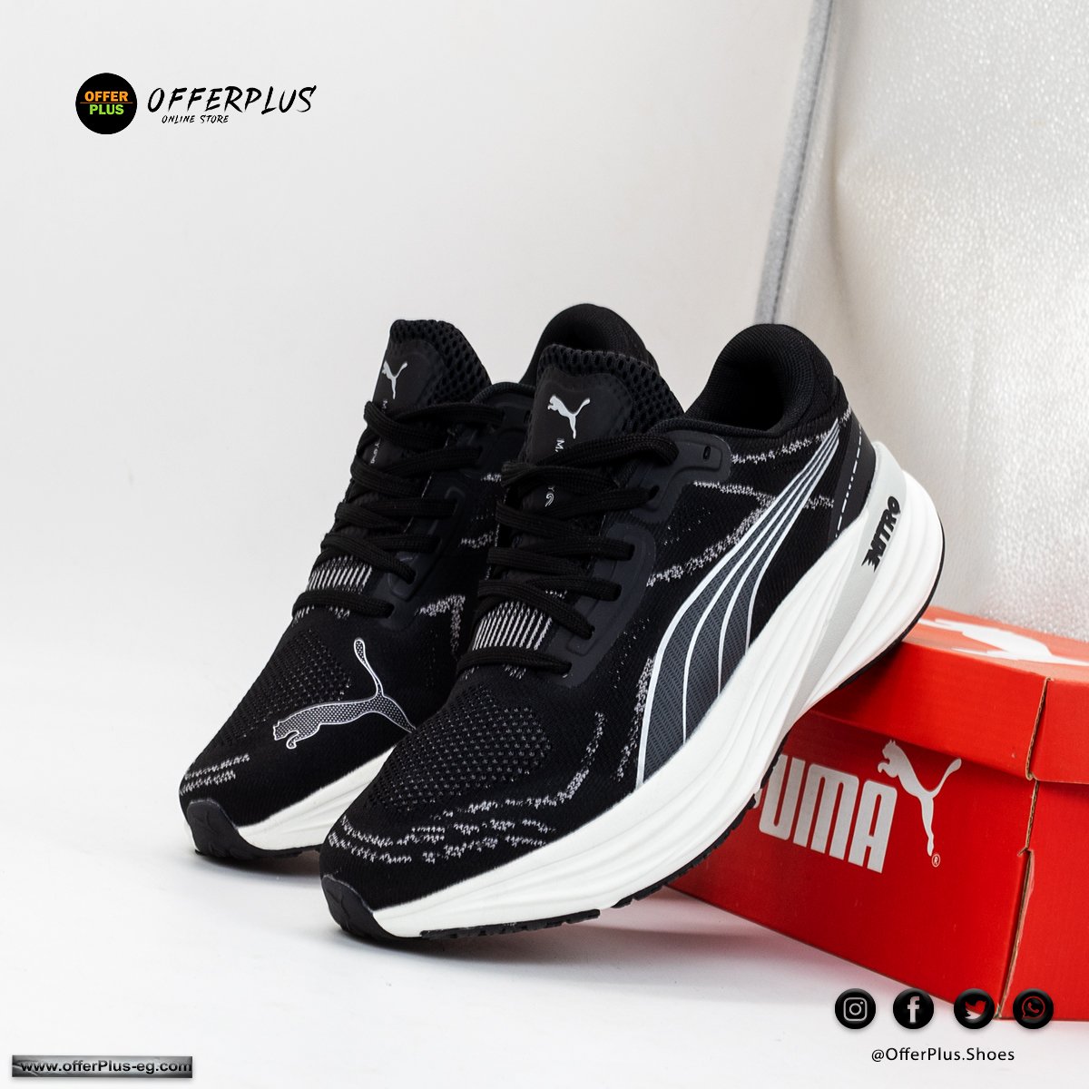 Puma Magnify Nitro 2 2024 - Black&White - الصورة 5