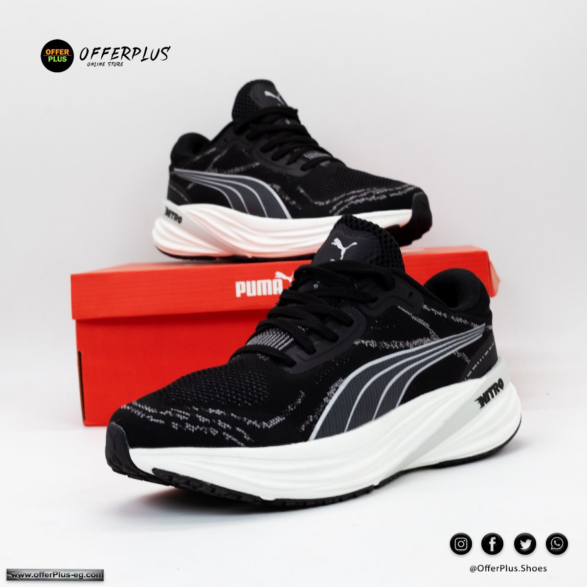 Puma Magnify Nitro 2 2024 - Black&White - الصورة 8