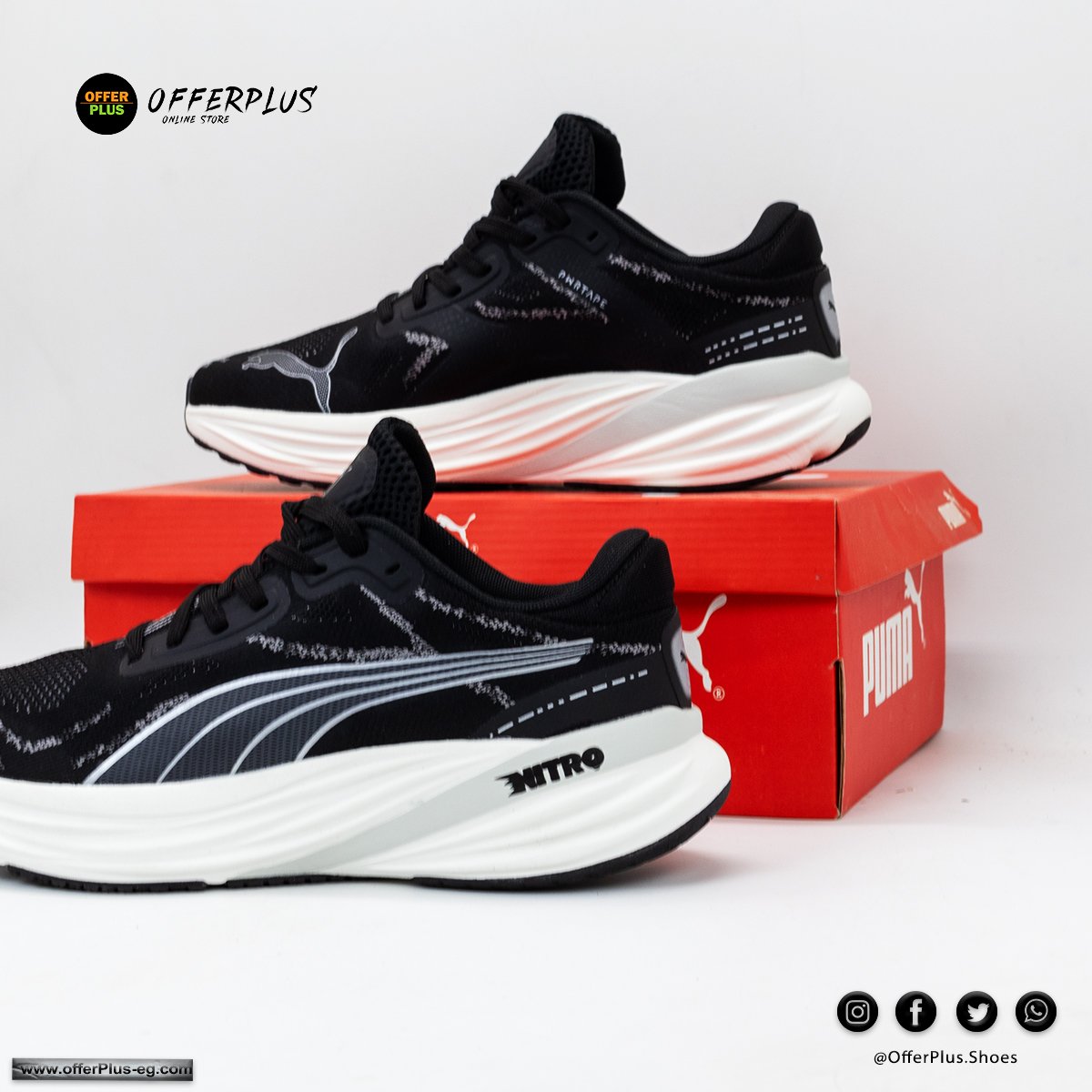 Puma Magnify Nitro 2 2024 - Black&White - الصورة 7