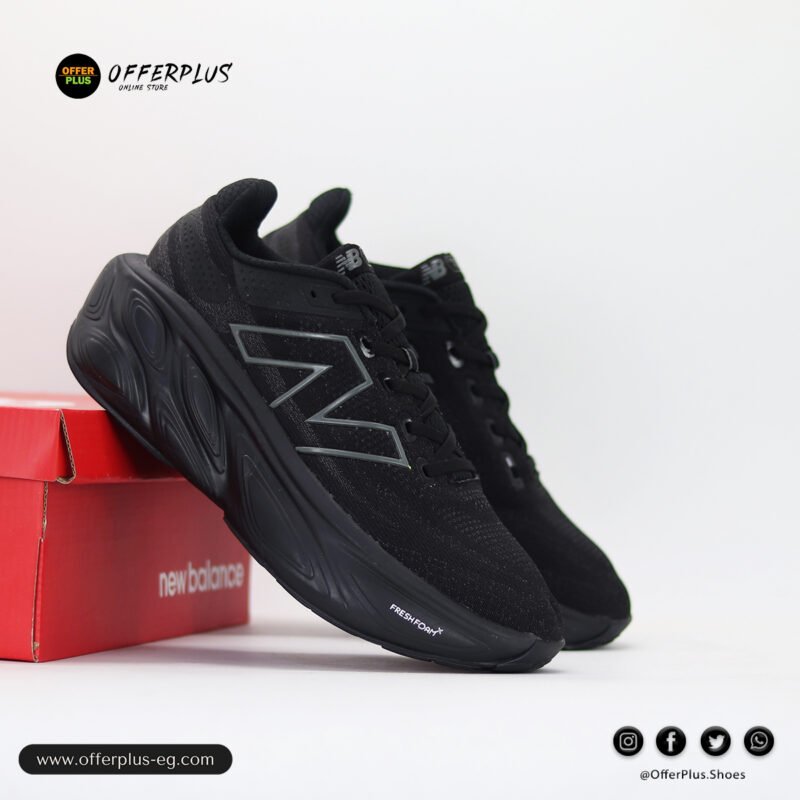 ⁦New Balance Fresh Foam X More v5 Sneakers 2025- Black⁩ - الصورة ⁦6⁩