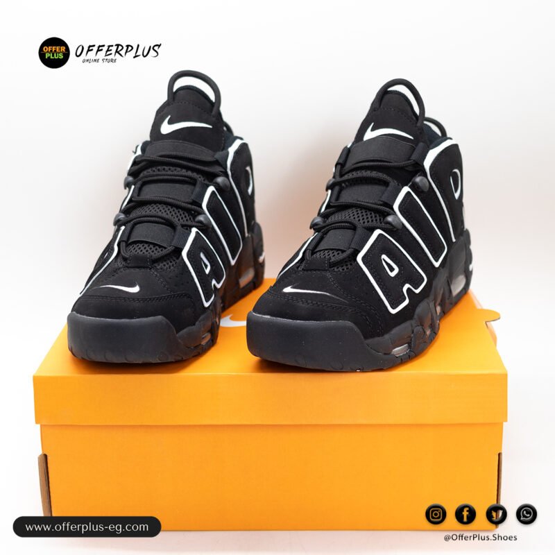 ⁦Nike Air more Uptempo Sports 2025-Black&White⁩ - الصورة ⁦7⁩