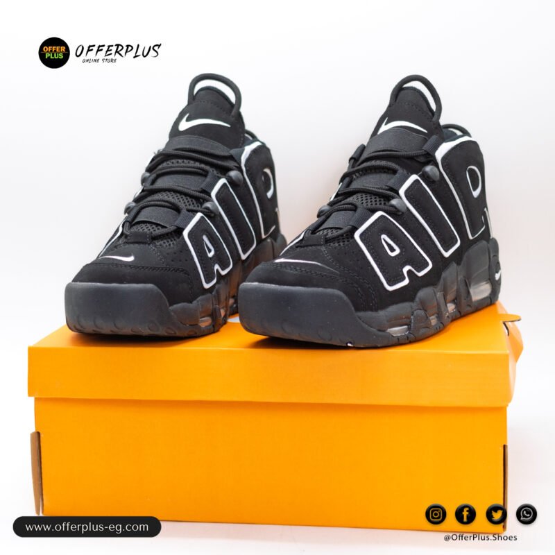 ⁦Nike Air more Uptempo Sports 2025-Black&White⁩ - الصورة ⁦5⁩