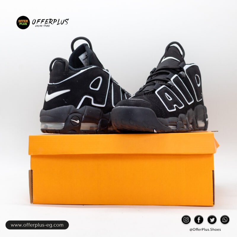 ⁦Nike Air more Uptempo Sports 2025-Black&White⁩ - الصورة ⁦4⁩