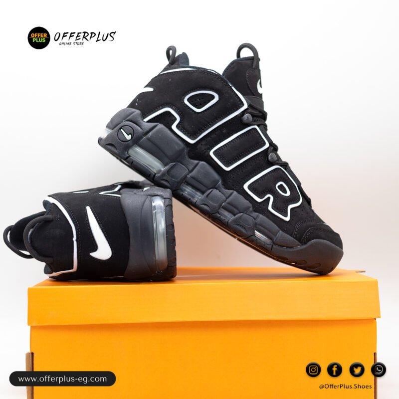⁦Nike Air more Uptempo Sports 2025-Black&White⁩ - الصورة ⁦6⁩