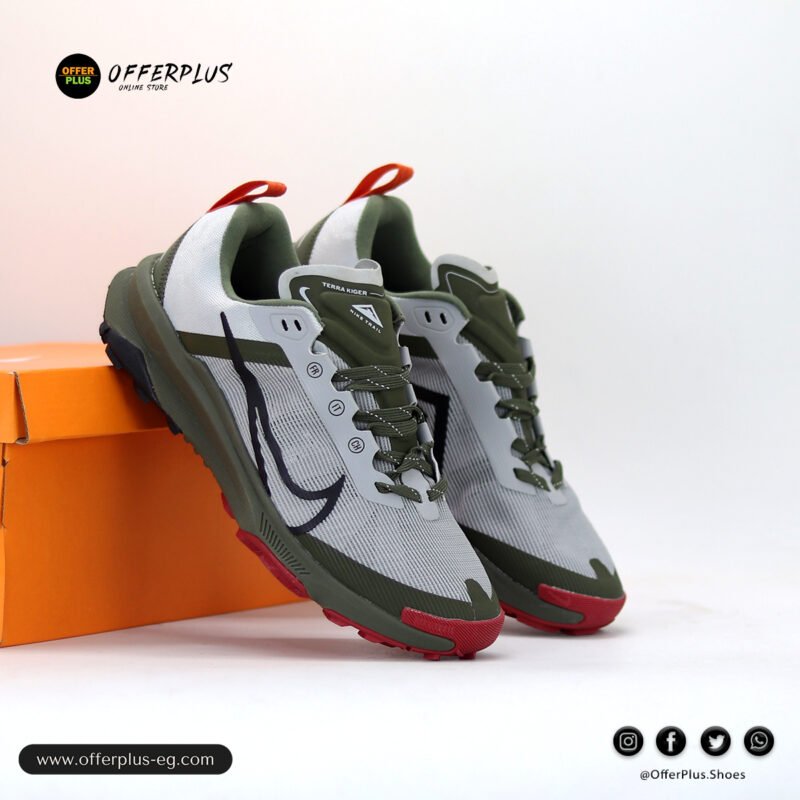 ⁦Nike React Pecasus Trail 4 Sneakers 2025-Oil⁩ - الصورة ⁦9⁩