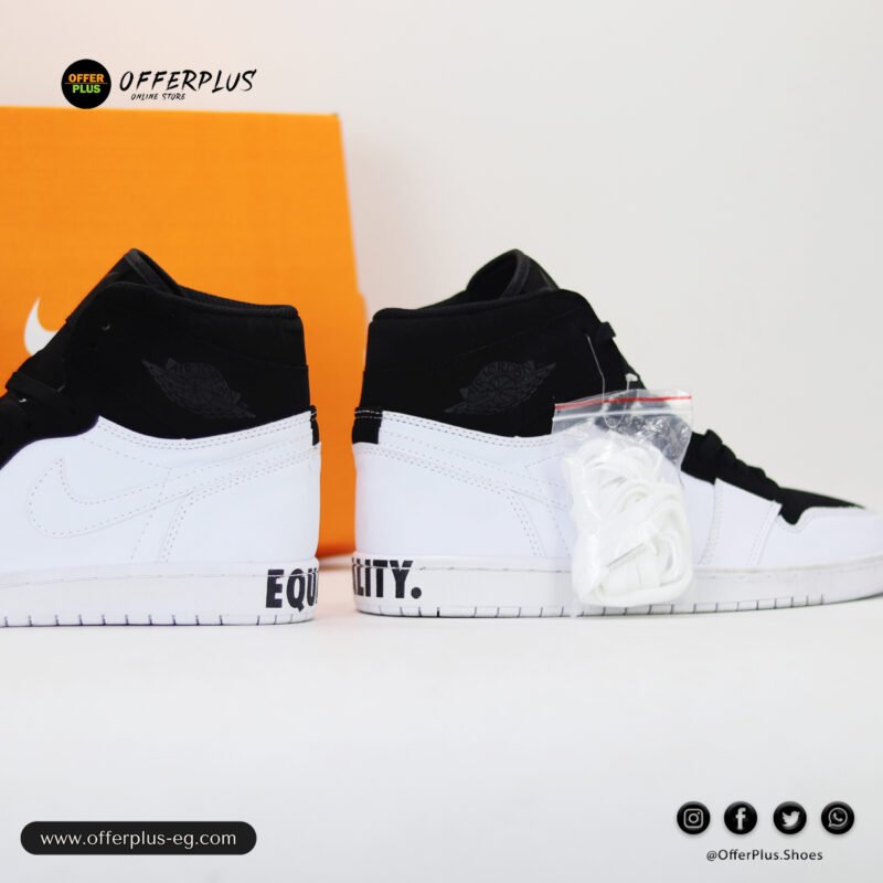⁦Nike Air Jordan High Equality 2025 -Black&White⁩ - الصورة ⁦5⁩