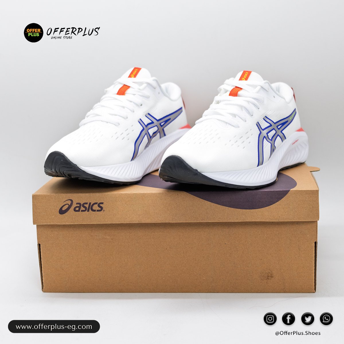 Asics Gel-Excite 10 -2025-Whit&Blue - الصورة 2