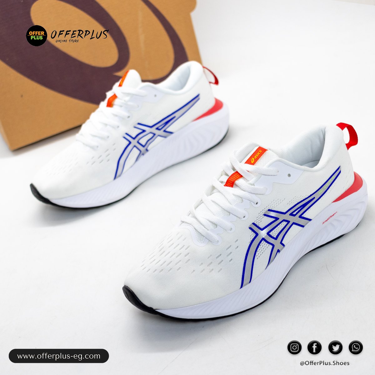Asics Gel-Excite 10 -2025-Whit&Blue - الصورة 7