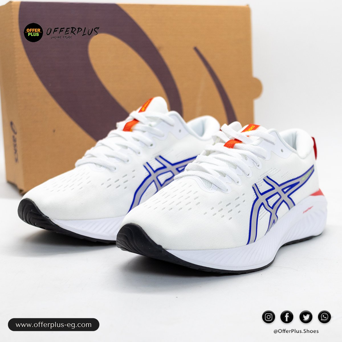Asics Gel-Excite 10 -2025-Whit&Blue - الصورة 8