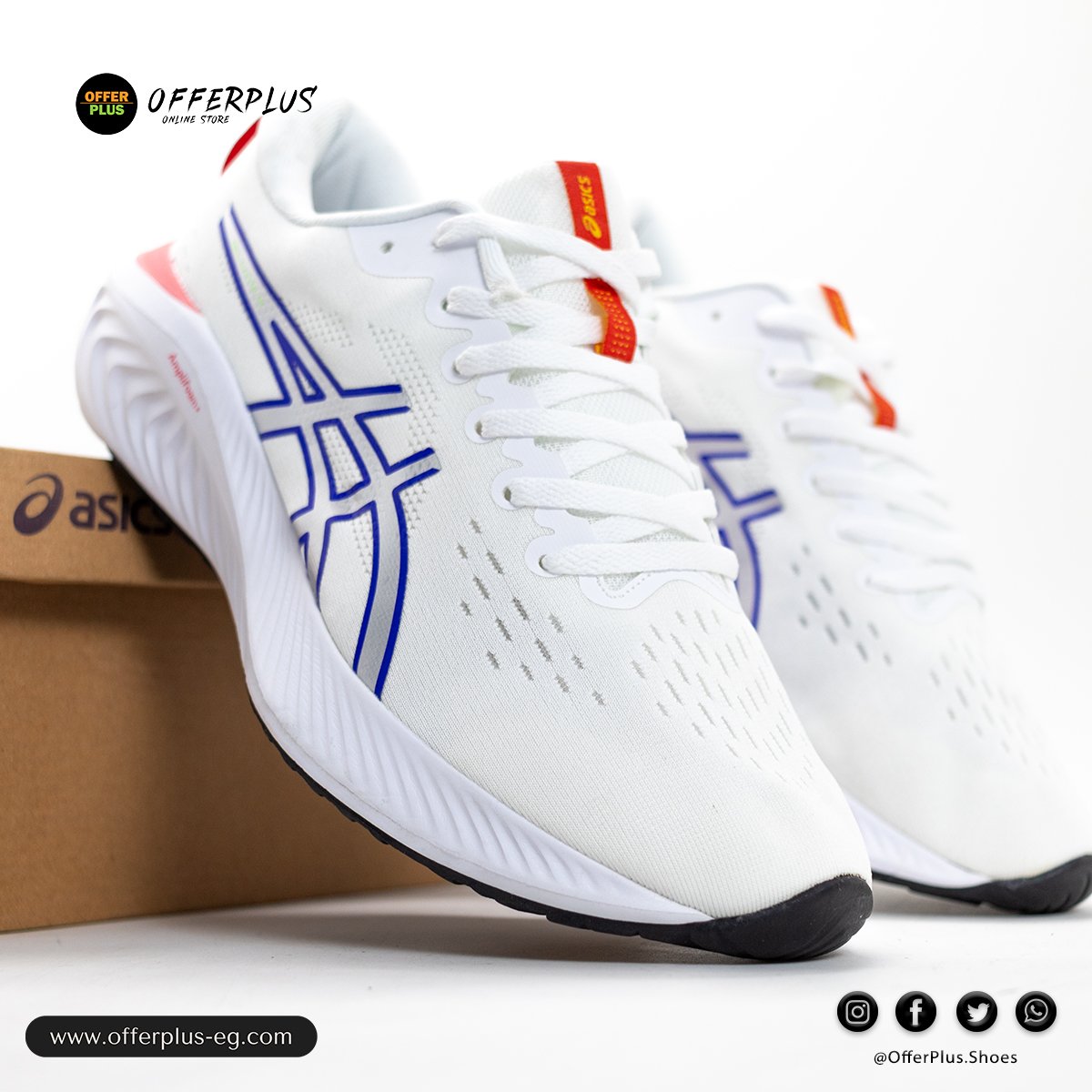 Asics Gel-Excite 10 -2025-Whit&Blue - الصورة 9