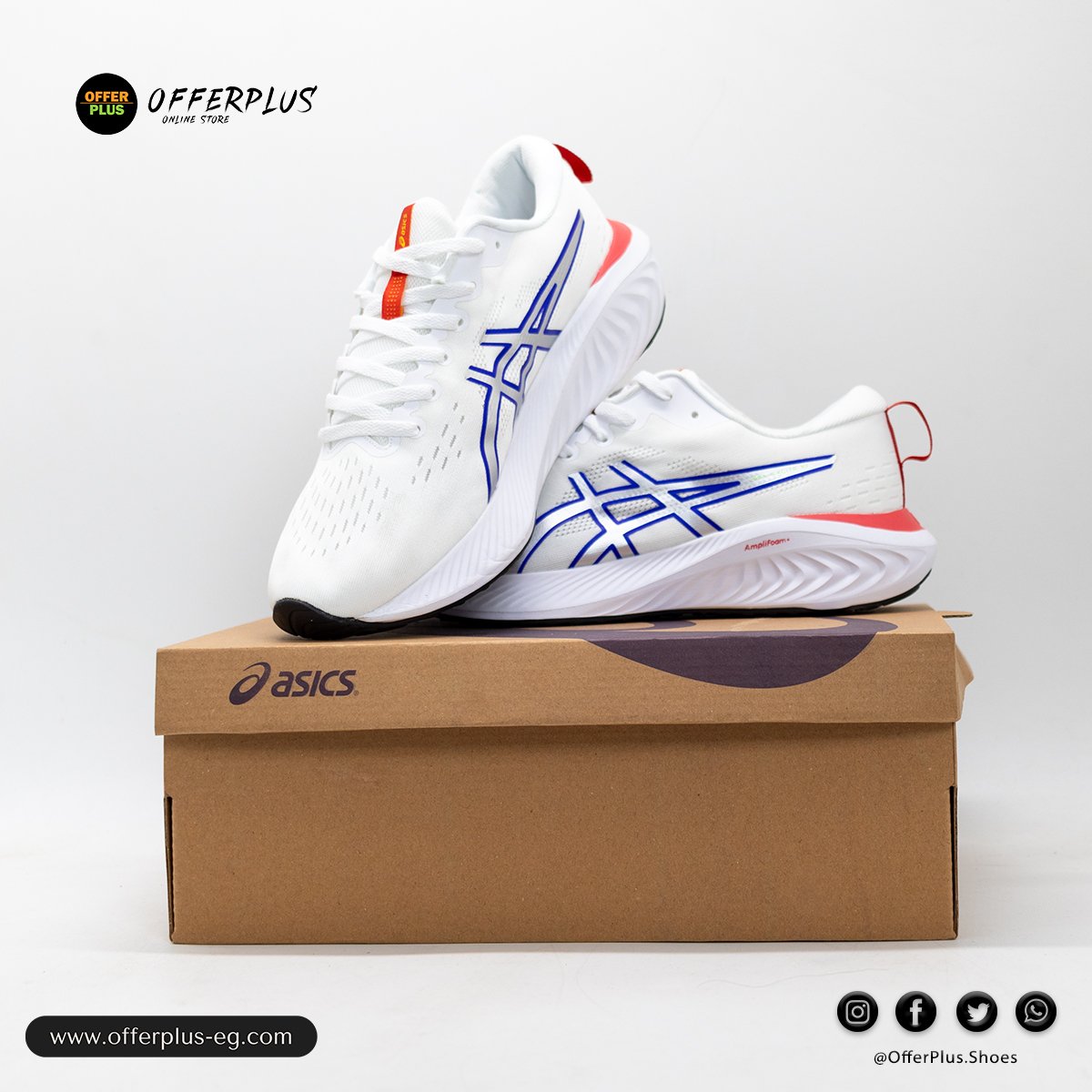 Asics Gel-Excite 10 -2025-Whit&Blue - الصورة 5