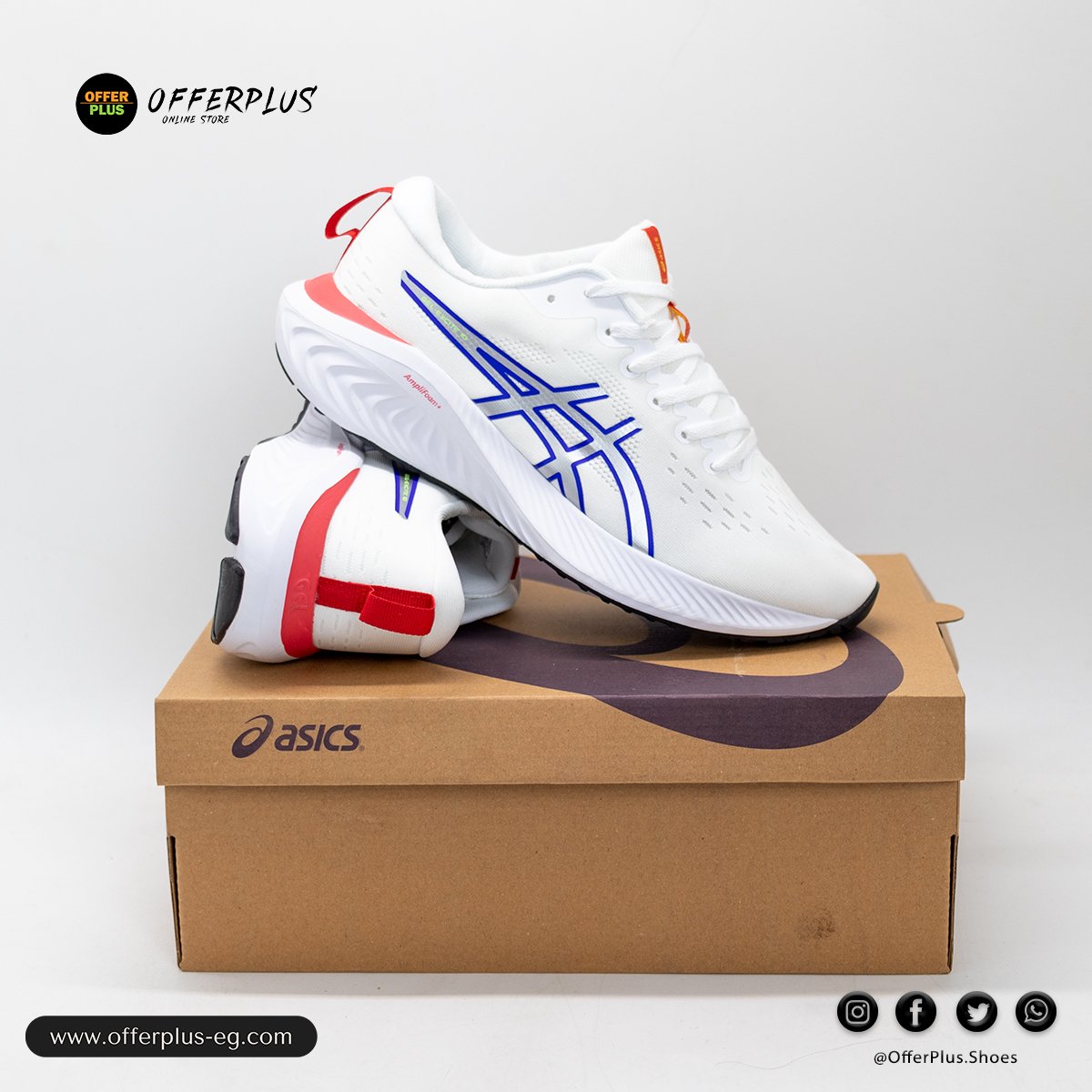Asics Gel-Excite 10 -2025-Whit&Blue - الصورة 6