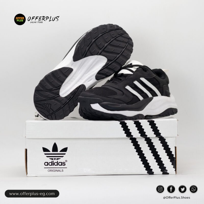 ⁦Adidas MAXXWAVY Running Shoes2025-Black&White⁩ - الصورة ⁦7⁩