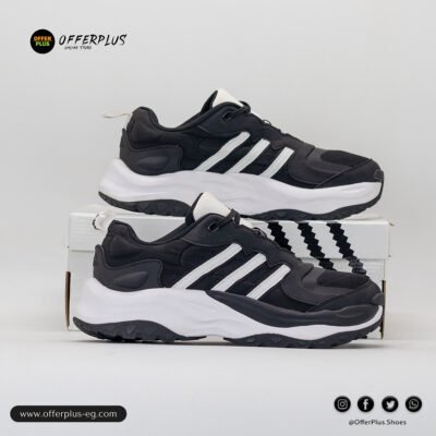 Adidas MAXXWAVY Running Shoes2025-Black&White