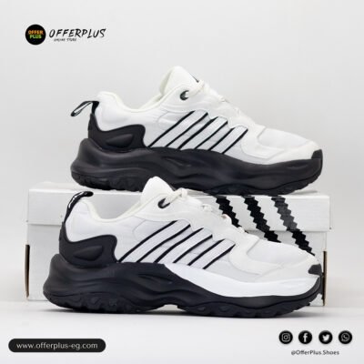 Adidas MAXXWAVY Running Shoes2025-White&Black