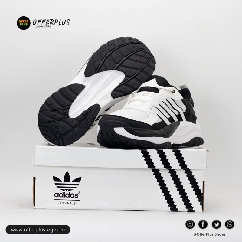 ⁦Adidas MAXXWAVY Running Shoes2025-White&Black2⁩ - الصورة ⁦4⁩