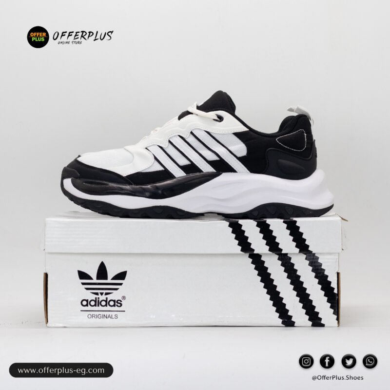 ⁦Adidas MAXXWAVY Running Shoes2025-White&Black2⁩ - الصورة ⁦5⁩