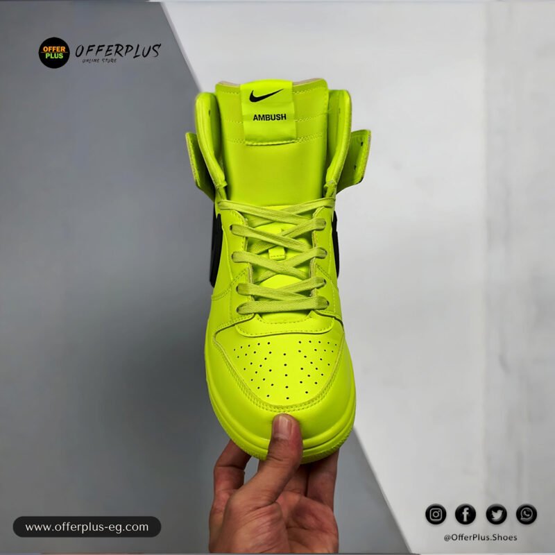 ⁦Nike Air Force 1 X Ambush  High Atomic Green 2025⁩ - الصورة ⁦13⁩