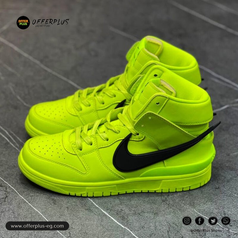 ⁦Nike Air Force 1 X Ambush  High Atomic Green 2025⁩ - الصورة ⁦7⁩