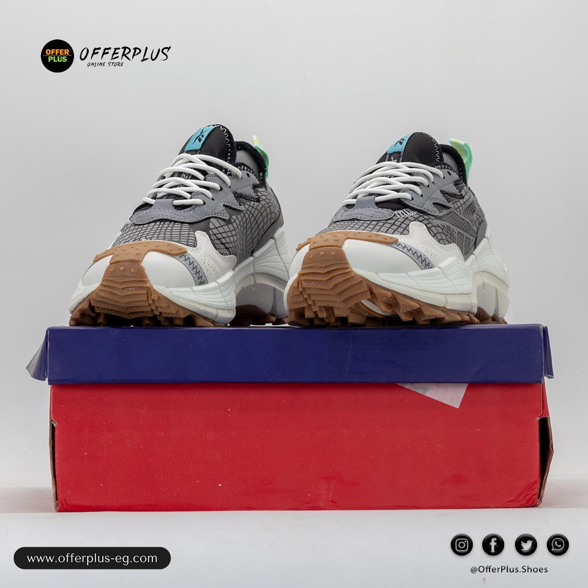 Reebok Zig Kinetica II Edge The Flintstones Mens 2025 -Grey&Black2 - الصورة 6