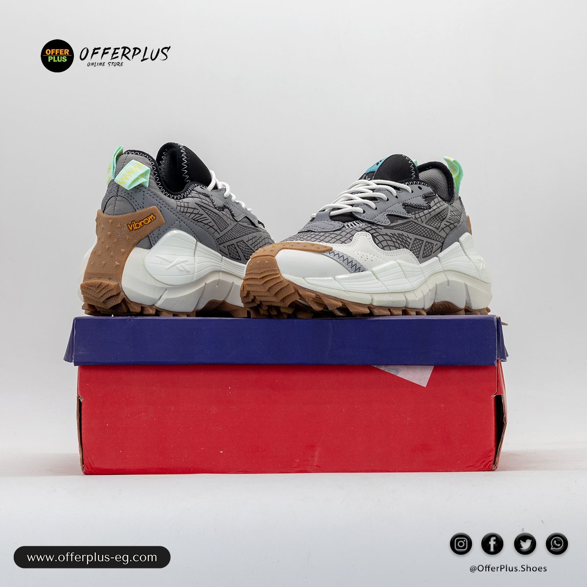 Reebok Zig Kinetica II Edge The Flintstones Mens 2025 -Grey&Black2 - الصورة 7