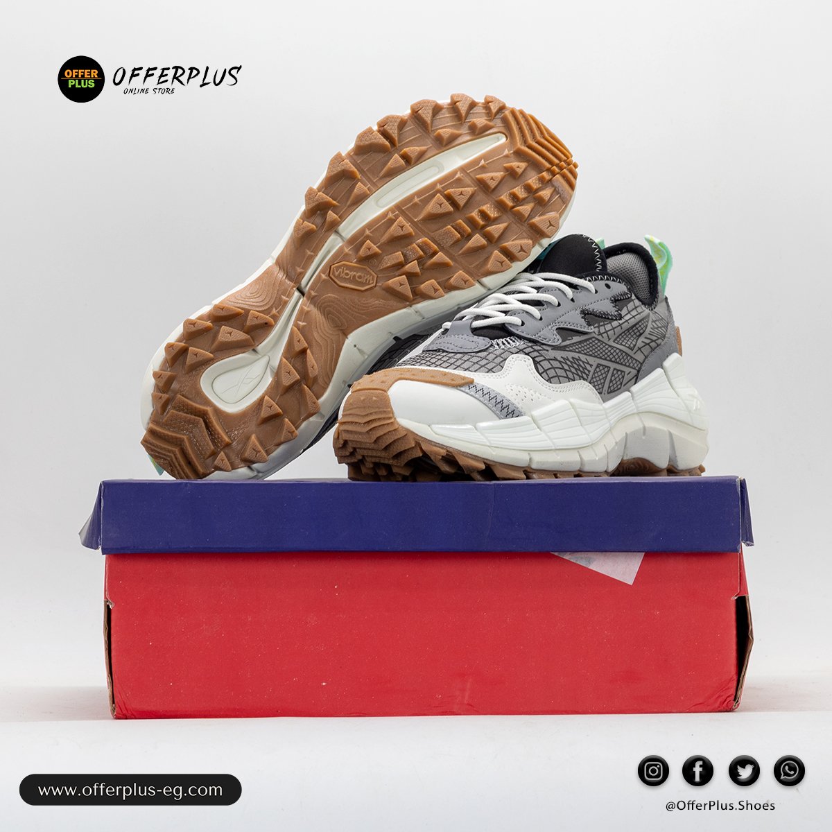 Reebok Zig Kinetica II Edge The Flintstones Mens 2025 -Grey&Black2 - الصورة 5