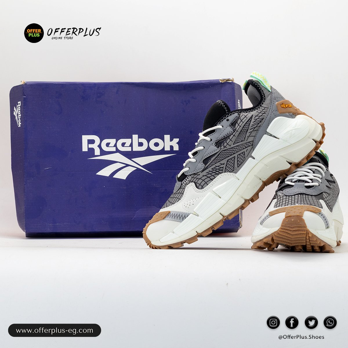 Reebok Zig Kinetica II Edge The Flintstones Mens 2025 -Grey&Black2 - الصورة 4