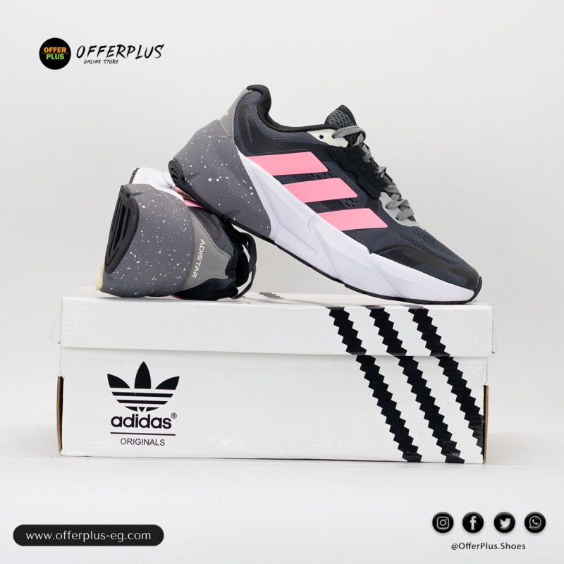 adidas Adistar 2.0 Running Shoes  2025 -Black&Pinq