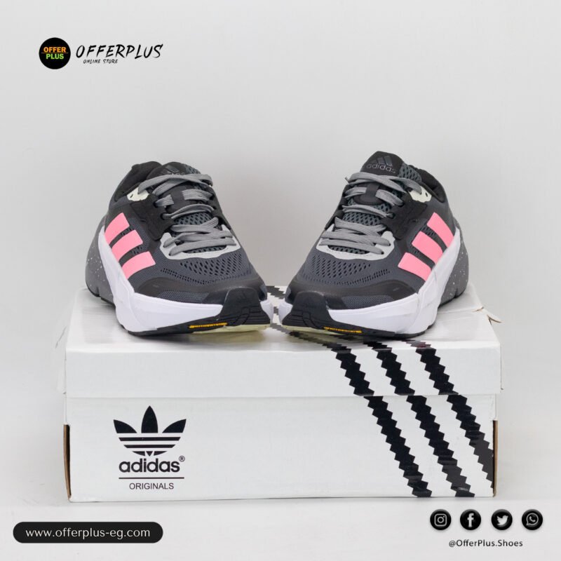 ⁦adidas Adistar 2.0 Running Shoes  2025 -Black&Pinq⁩ - الصورة ⁦3⁩