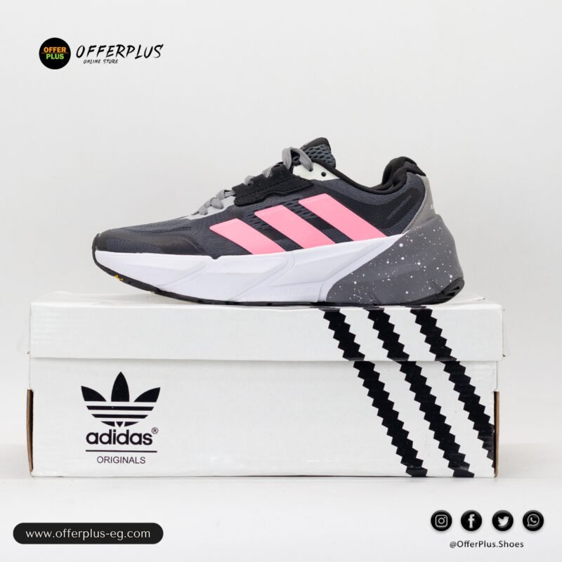 ⁦adidas Adistar 2.0 Running Shoes  2025 -Black&Pinq⁩ - الصورة ⁦7⁩