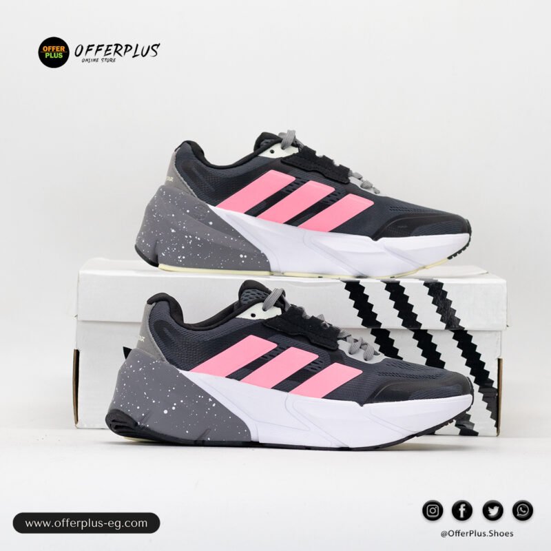 ⁦adidas Adistar 2.0 Running Shoes  2025 -Black&Pinq⁩ - الصورة ⁦6⁩