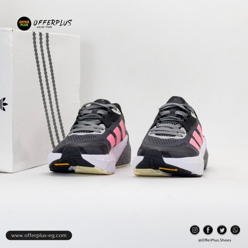 ⁦adidas Adistar 2.0 Running Shoes  2025 -Black&Pinq⁩ - الصورة ⁦5⁩