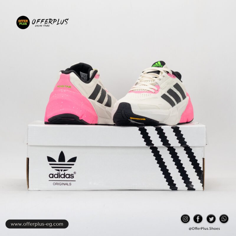 ⁦adidas Adistar 2.0 Running Shoes  2025 -White&Pinq⁩ - الصورة ⁦9⁩