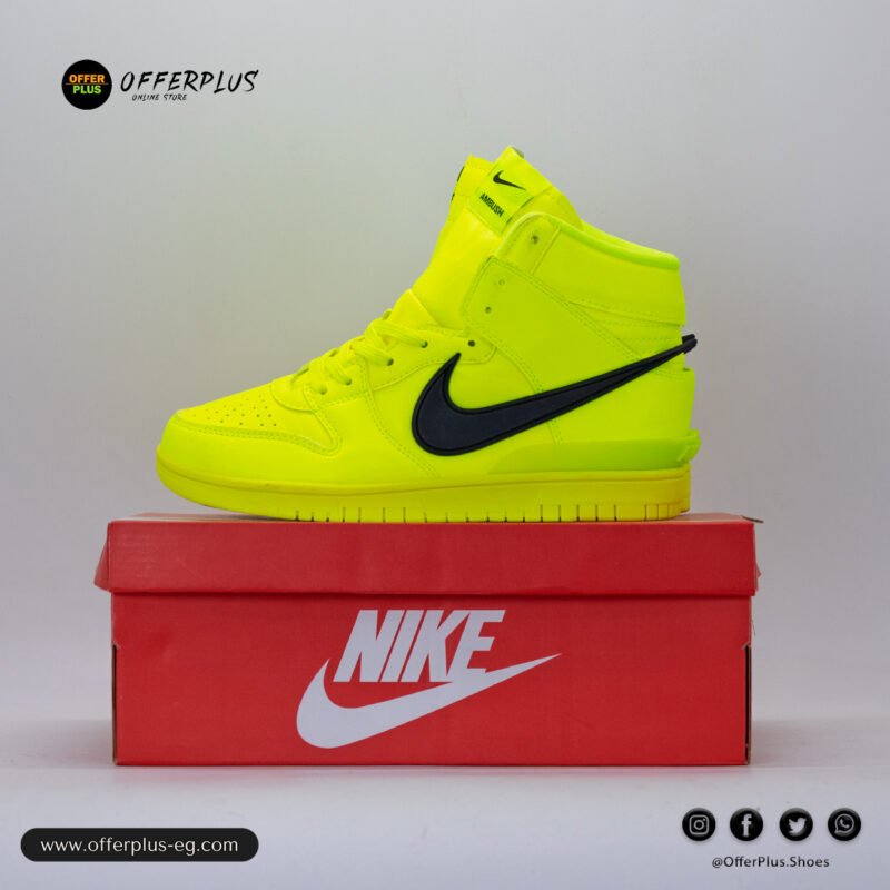 ⁦Nike Air Force 1 X Ambush  High Atomic Green 2025⁩ - الصورة ⁦2⁩