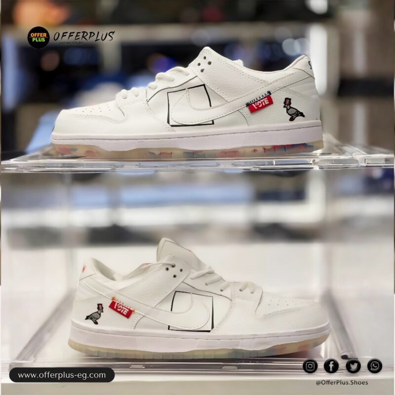 ⁦Nike SB Dunk Low x Supreme 2025 -White⁩ - الصورة ⁦6⁩
