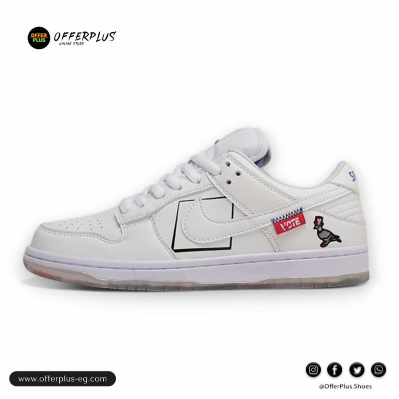 ⁦Nike SB Dunk Low x Supreme 2025 -White⁩ - الصورة ⁦4⁩