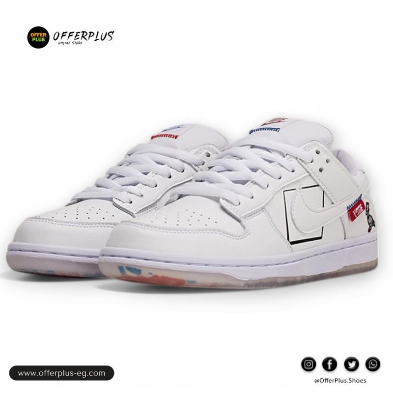 ⁦Nike SB Dunk Low x Supreme 2025 -White⁩ - الصورة ⁦2⁩